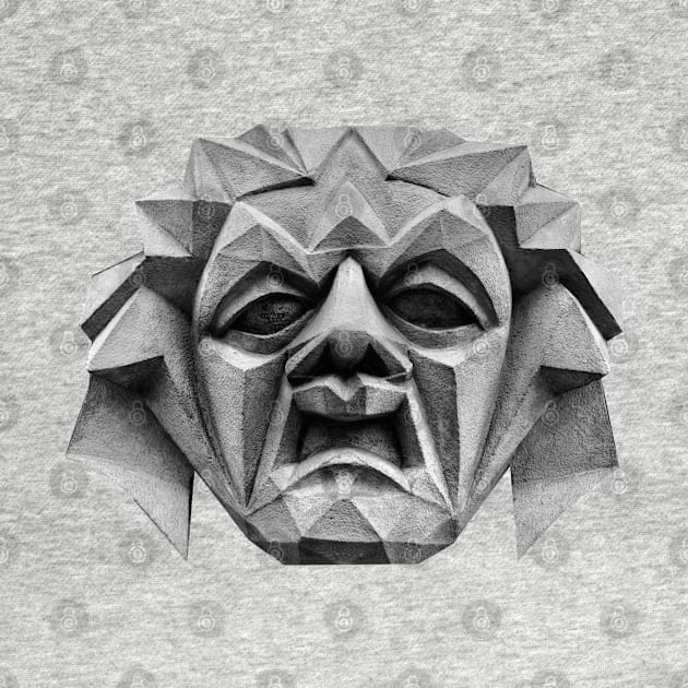 Head artdeco sculpture / Swiss Artwork Photography by RaphaelWolf